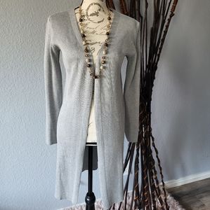Long sleeve cardigan, size S, Gray